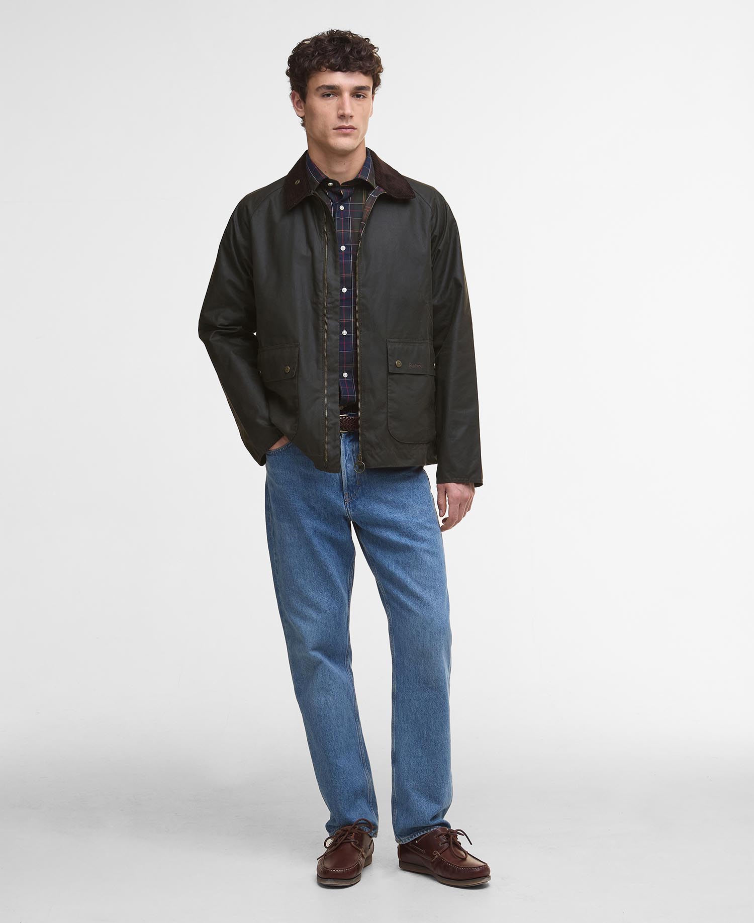 Bedale Short Waxed Jacket image number 1