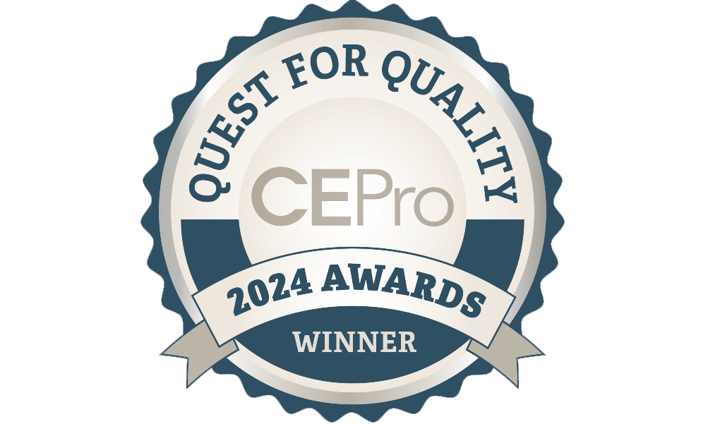 CE Pro Quest for Quality Winner