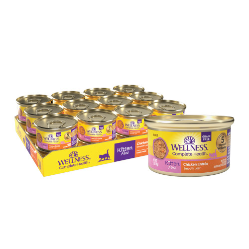 Wellness Complete Health Pate Kitten Chicken Pate Front packaging