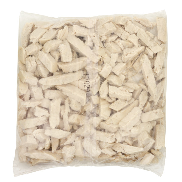 JENNIE-O(r) All Natural White Turkey Meat Strips, Cooked, 2/5lb . C1CB - Front Center Inner Pack (Hi Res)