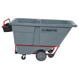 Rubbermaid Commercial, BRUTE® Heavy Duty Plus, Tilt Truck, 27 cu ft, Gray