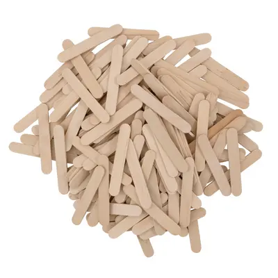 Creativity Street  Junior Craft Sticks, Natural,  2-1/2" x 3/8", 150 Pieces