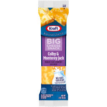 Kraft Colby & Monterey Jack Big Cheese Snack 2oz Film Wrapped