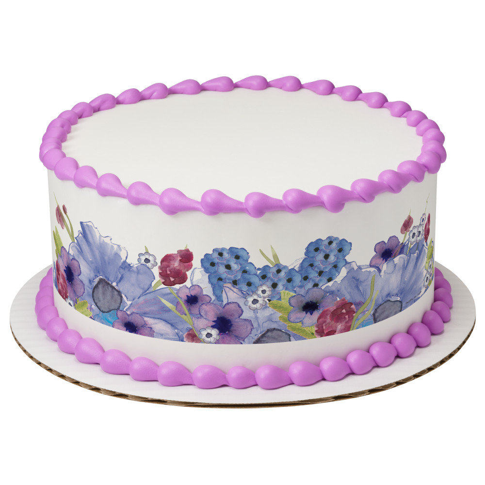 Order Watercolor Floral Edible Image® by PhotoCake® Cake from CASHWISE