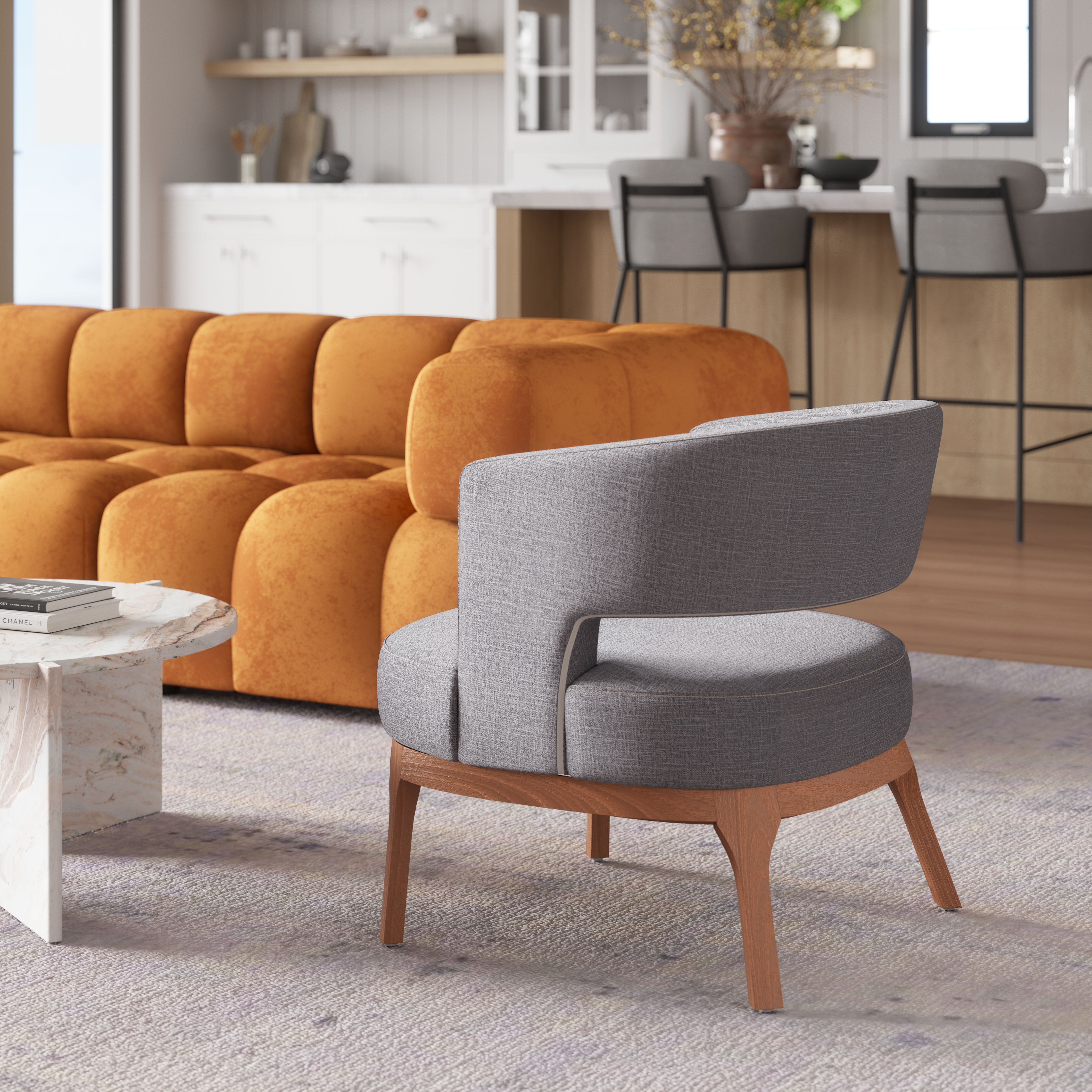 Penryn Accent Chair Slate Gray product image