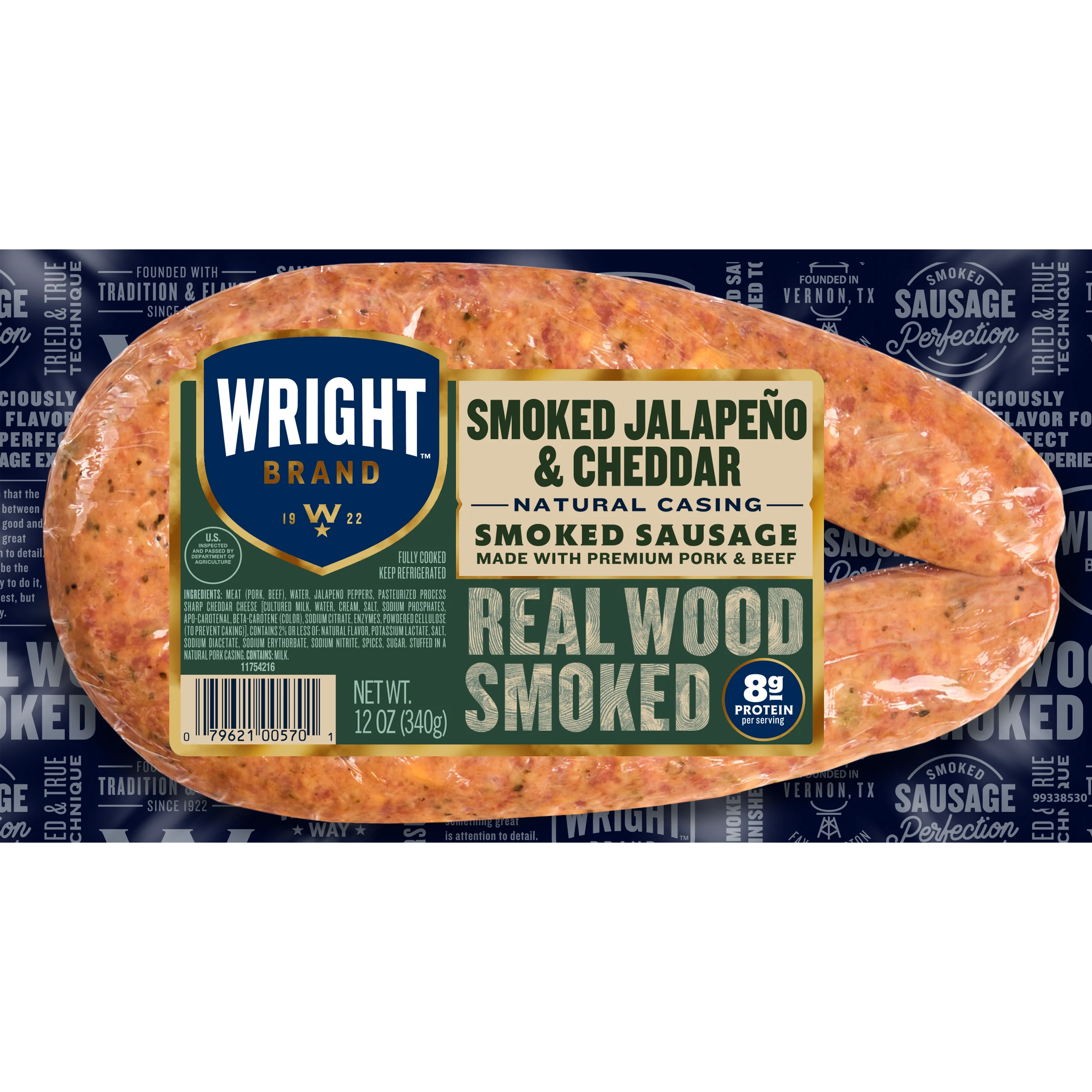 Jalapeno & Cheddar Sausage Rope