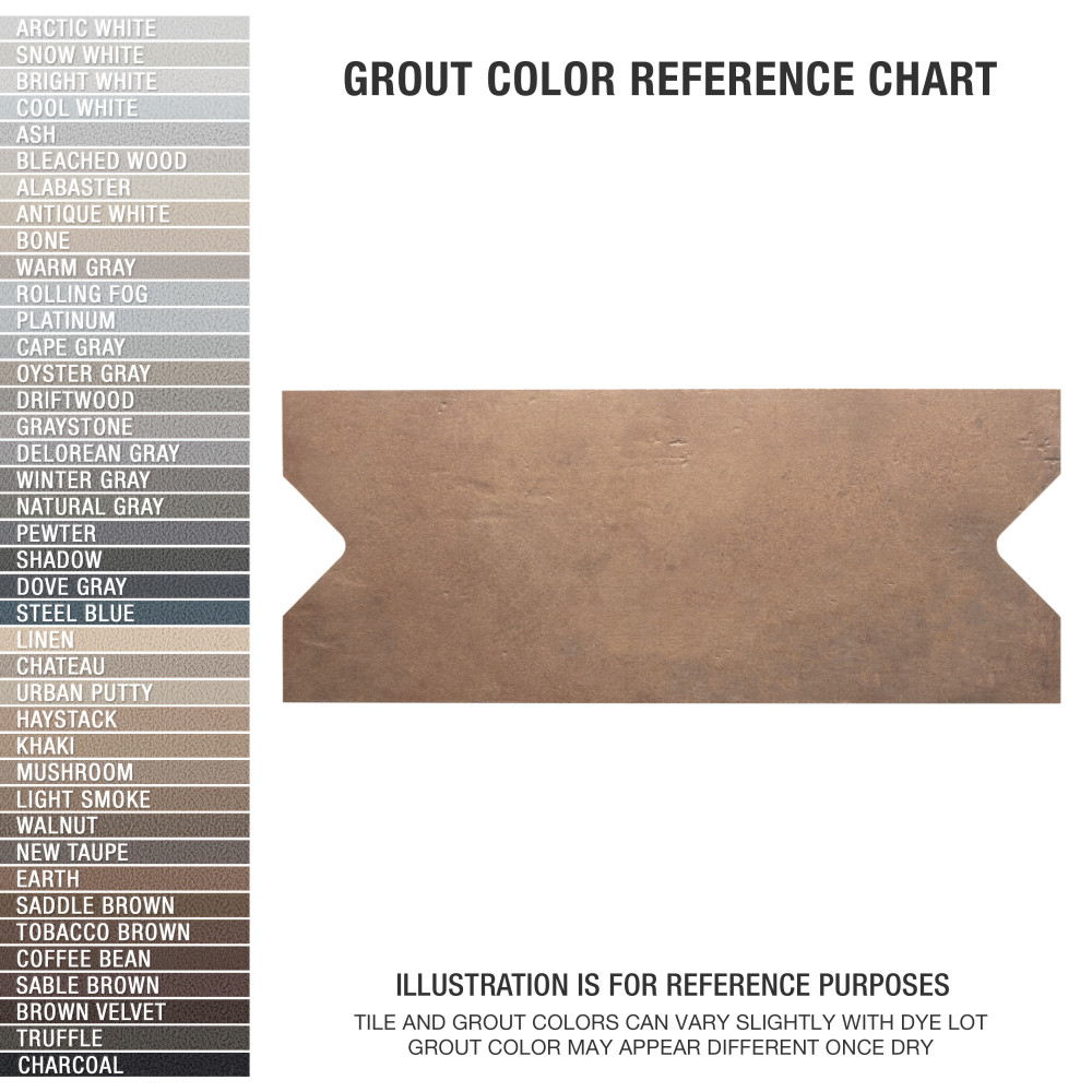 Argile Losanga Ferrara 7 in. x 17-5/8 in. Porcelain Floor and Wall Tile