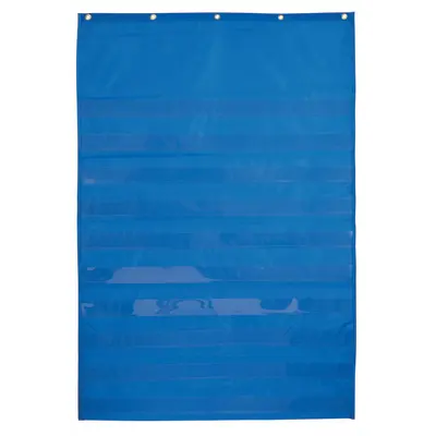Pacon  Standard Pocket Chart, Blue,  34