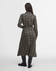Claudia Check Midi Dress Multi