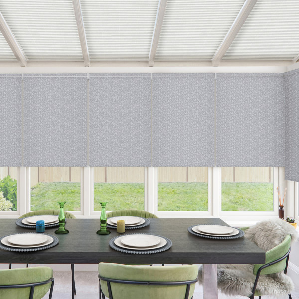 Percy Silver Roller Blind