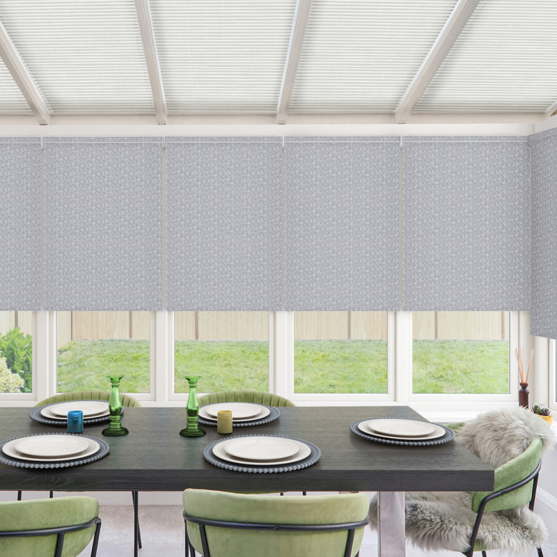 Percy Silver Roller Blind