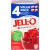 Jell-O Strawberry Gelatin Dessert Value Pack, 4 ct Pack, 3 oz Boxes
