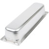 Half-long-size 4-inch-deep Super Pan 3® stainless steel steam table pan