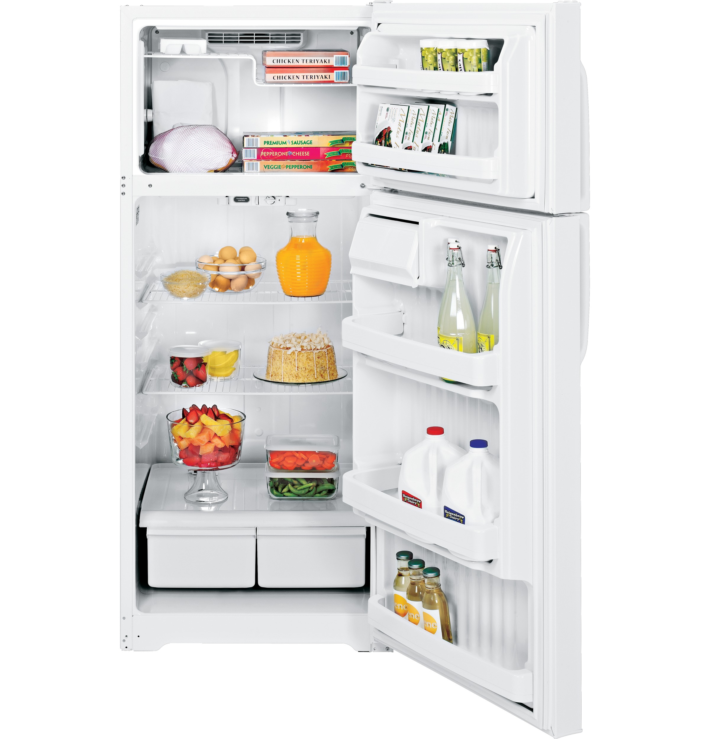 GE® ENERGY STAR® 18.1 Cu. Ft. Top-Freezer Refrigerator