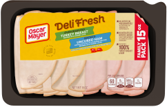 Deli Fresh Oven Roasted Turkey Breast & Smoked Ham image