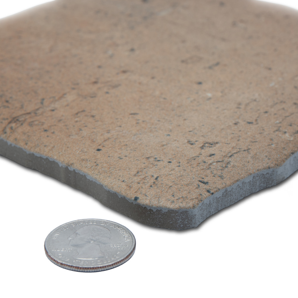 Benisa Marelle Teja with Cotto Taco 11-7/8 in. x 17-3/4 in. Porcelain Floor and Wall Tile