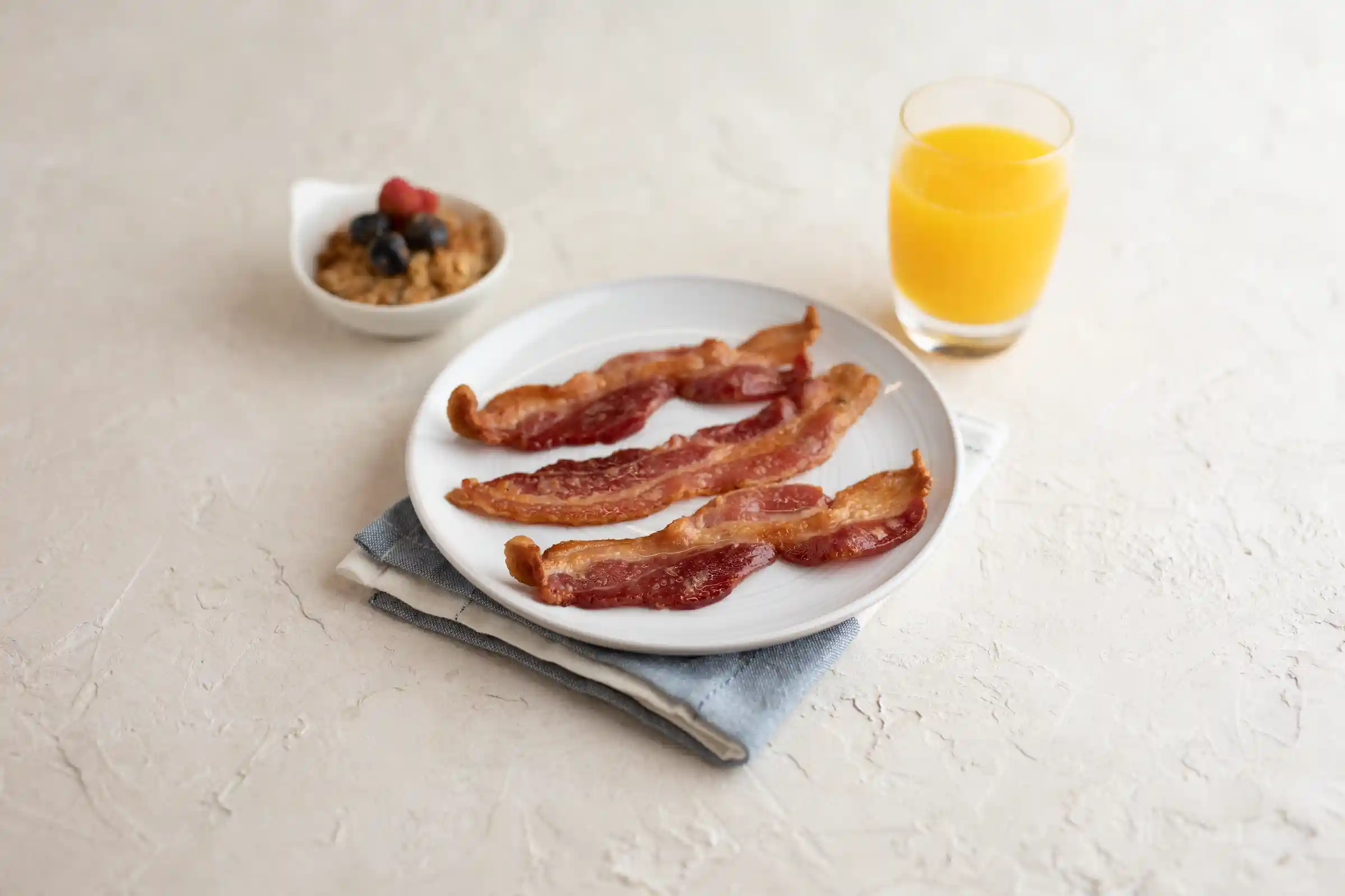 Wright® Brand Naturally Hickory Smoked Thick Sliced Bacon, Bulk, 30 Lbs, 10-14 Slices per Pound, Frozen_image_1