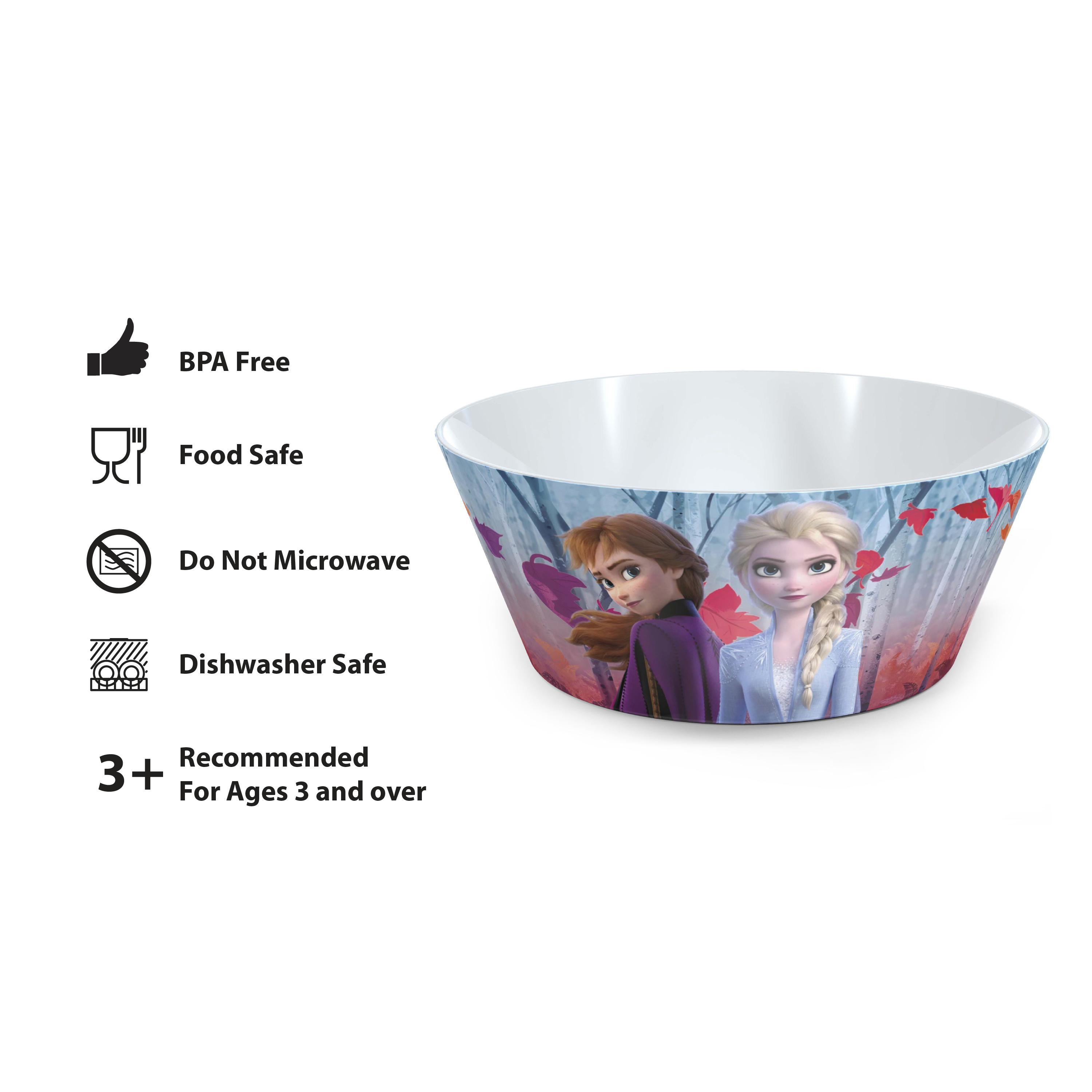 Disney Frozen 2 Movie Dinnerware Set, Anna and Elsa, 5-piece set slideshow image 2 Disney Frozen 2 Movie Dinnerware Set, Anna and Elsa, 5-piece set slideshow image 2