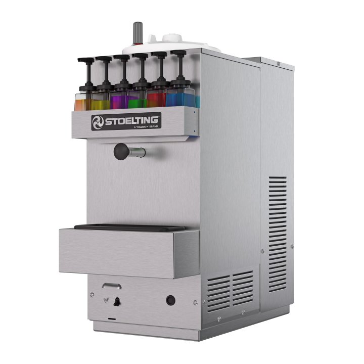 10-gallon-capacity 115-volt air-cooled countertop frozen beverage dispenser