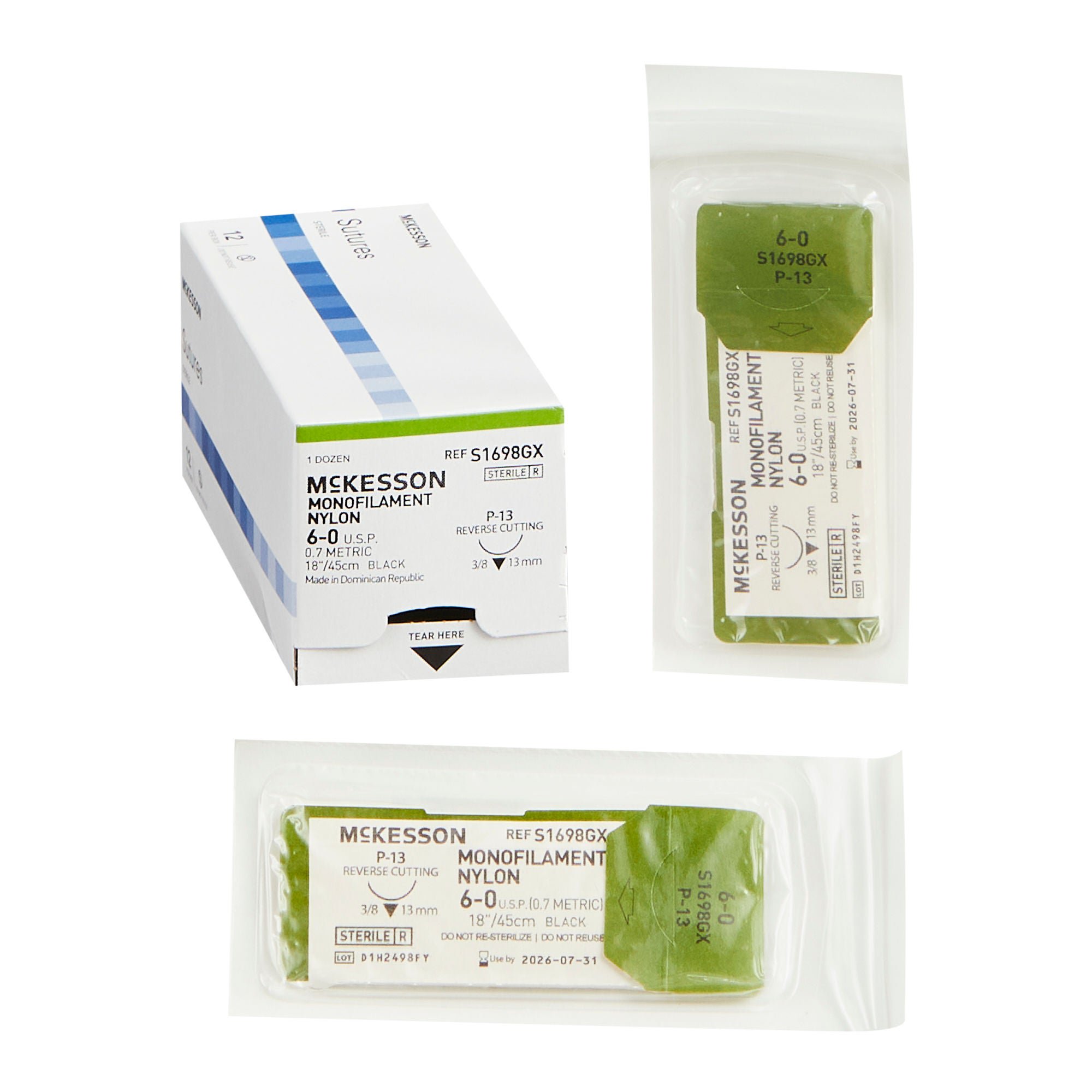 McKesson Suture with P-13 Needle