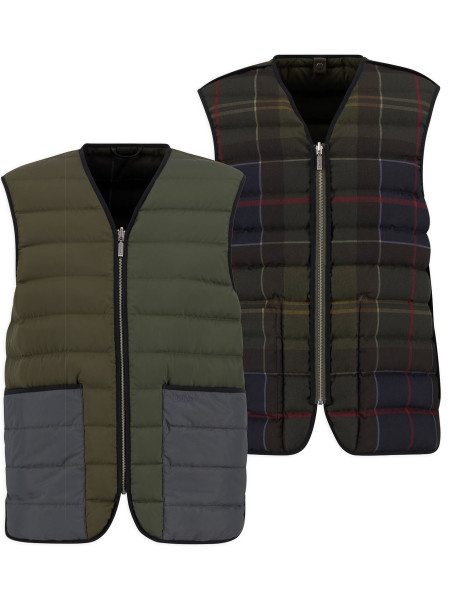 Gilet reversibile in piuma d’oca