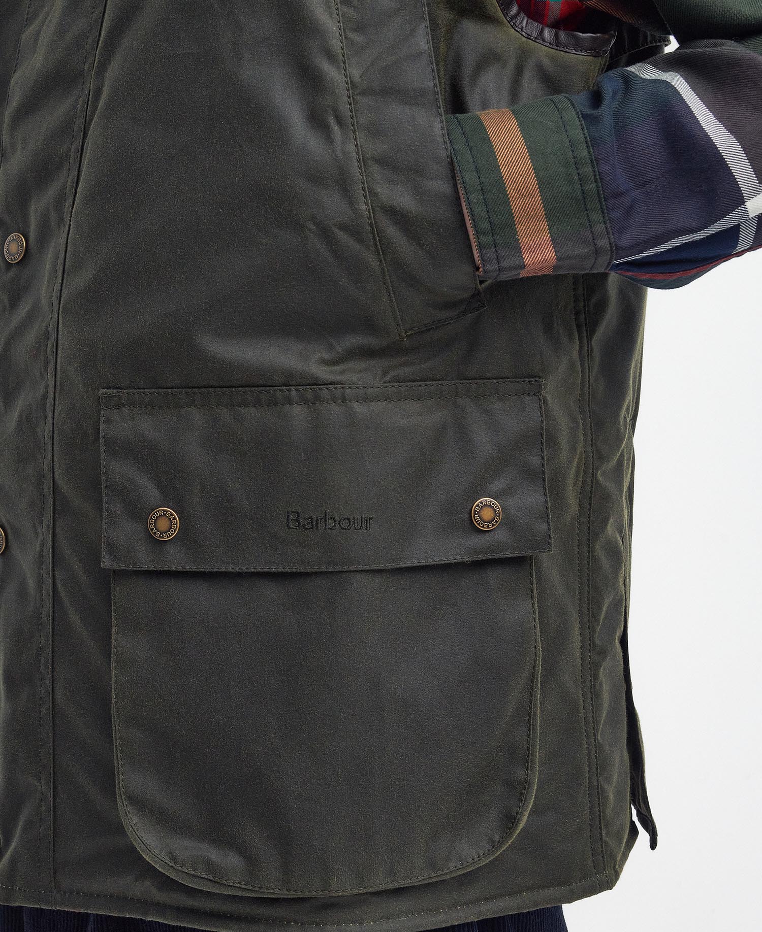 Barbour x Baracuta Weste Oversized Waxed image number 4