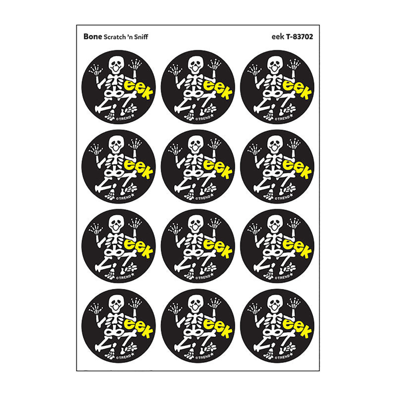 eek/Bone Scent Retro Scratch 'n Sniff Stinky Stickers®, 24 ct.