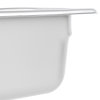 Half-size 4-inch-deep Super Pan® heavy-duty stainless steel steam table pan with flat corners