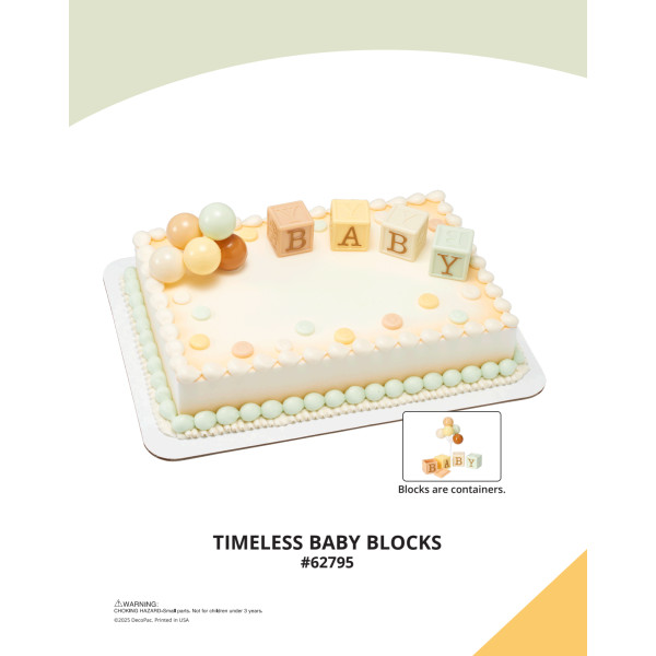 Timeless Baby Blocks The Magic of Cakes® Icing Only Page