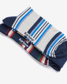 Summer Stripe 2 Pack Socks 