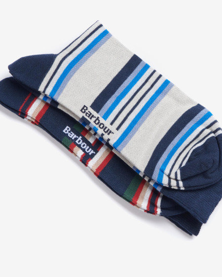 Summer Stripe 2 Pack Socks