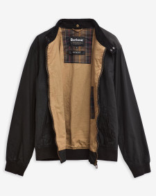 Barbour Re-Loved Royston Waxed Jacket - Size M Black