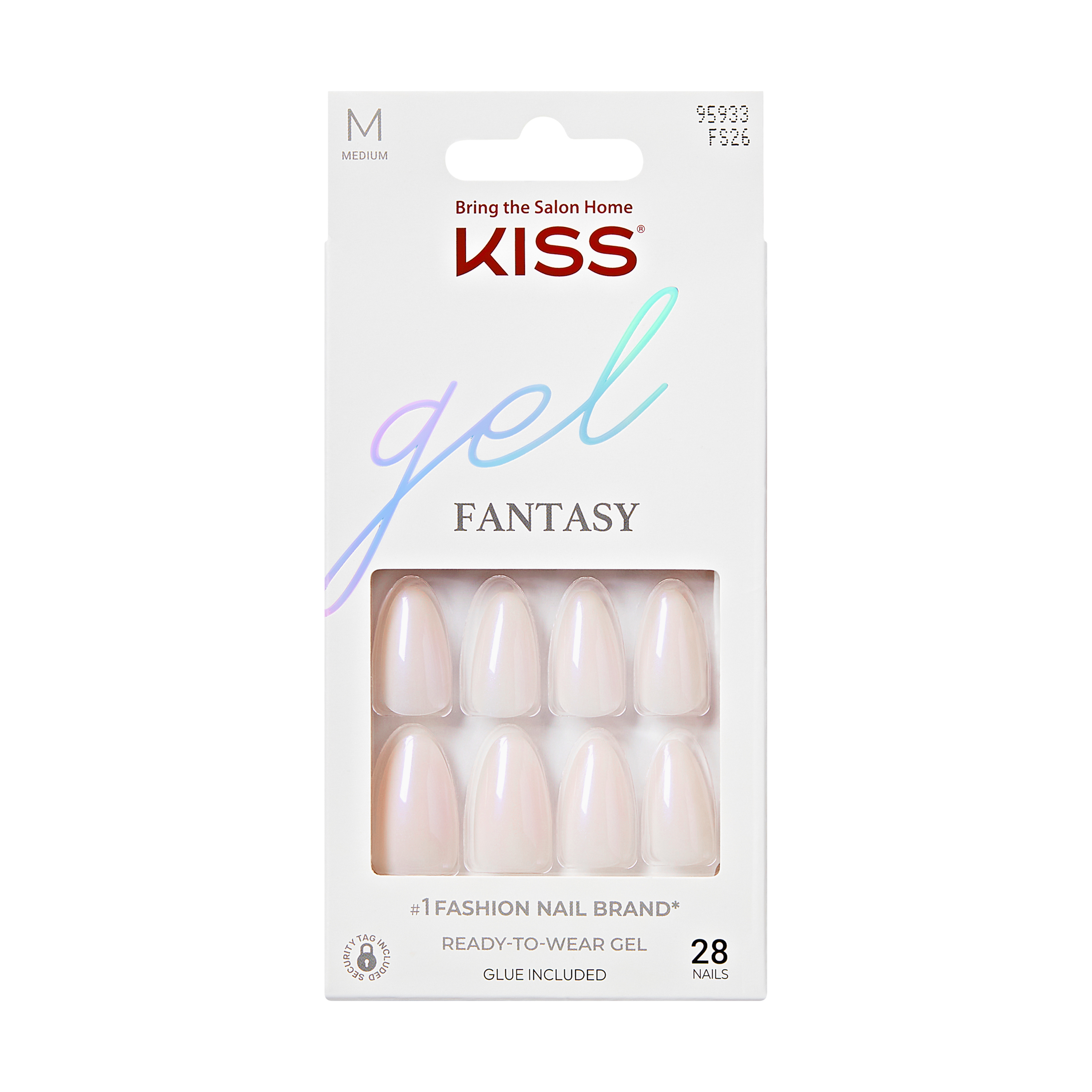 KISS Gel Fantasy Press On Glue Nails - Sweater Weather