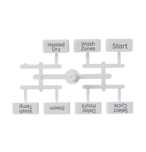 Dishwasher BUTTON AND GRAPHICS ASSEMBLY