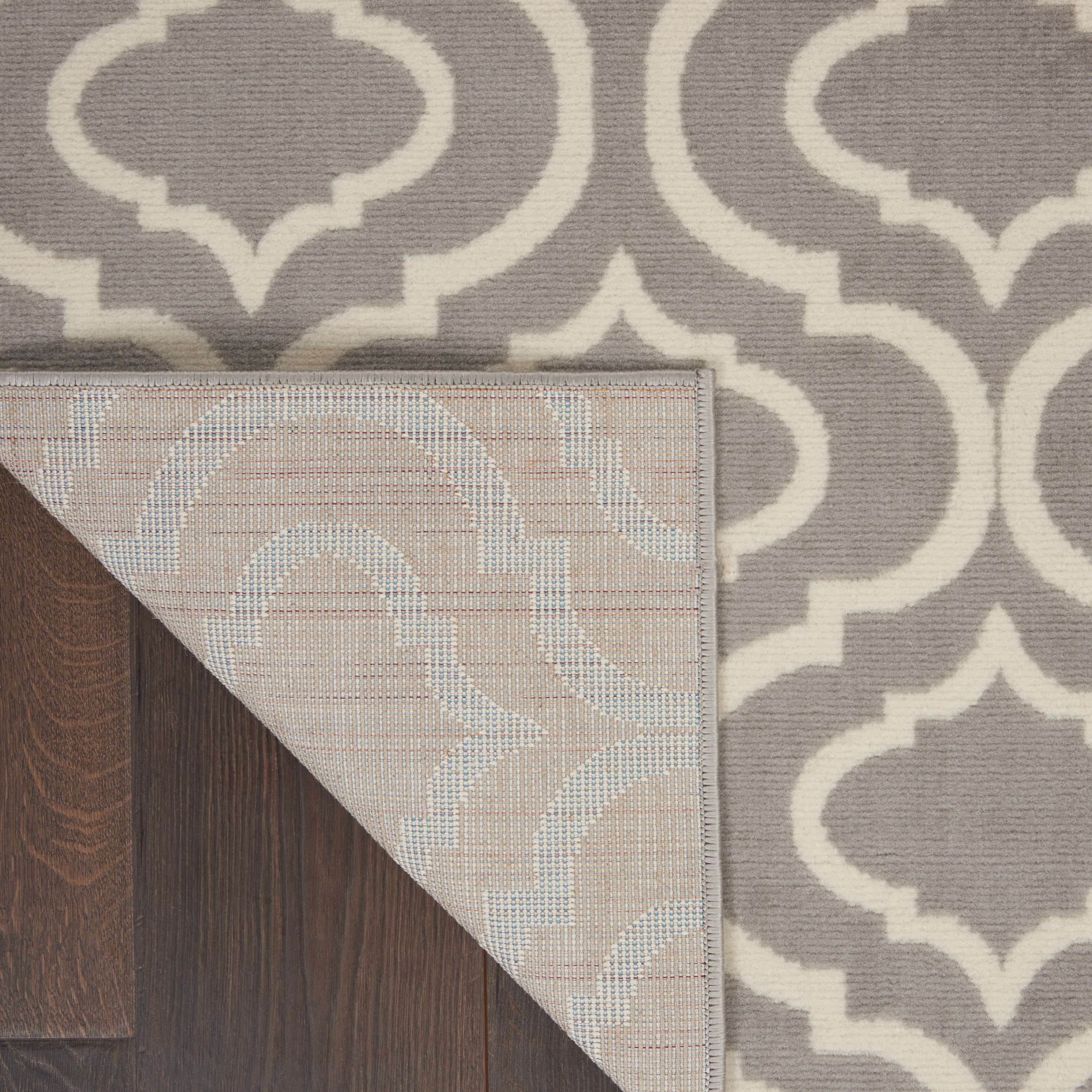 Nourison Jubilant 5'3" x 7'3" Grey Contemporary Indoor Rug
