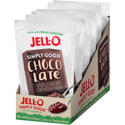 Jell-O Simply Good Chocolate Pudding 3.9 oz Pouch