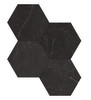 Amica Marquina 6″ Hexagon Mosaic Honed