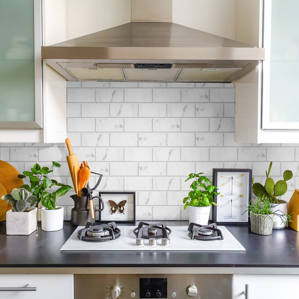 Sample – Classico Carrara Glossy Ceramic Wall Tile