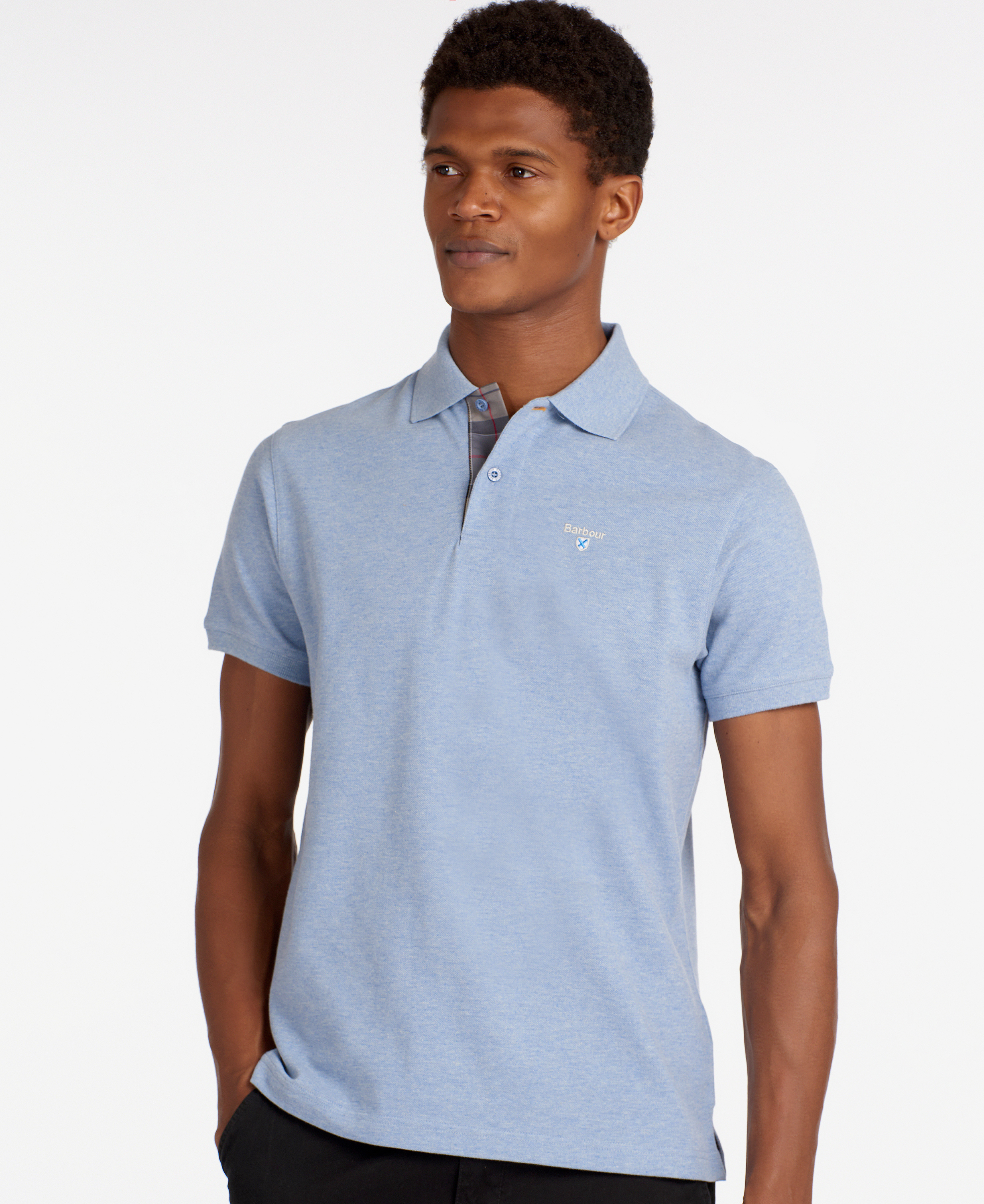 Tartan Pique Polo Shirt image number 0
