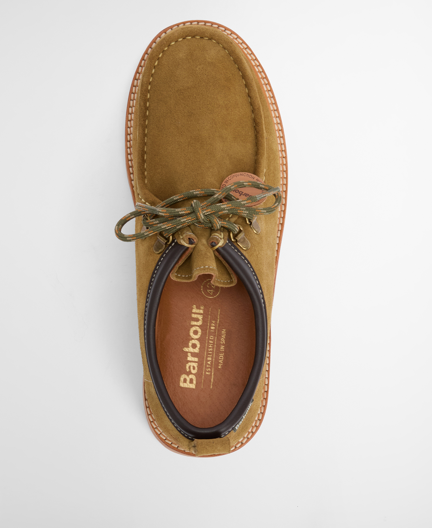 Barbour x Wildbunch Styles Coatham Apron Lace Mocassins image number 2