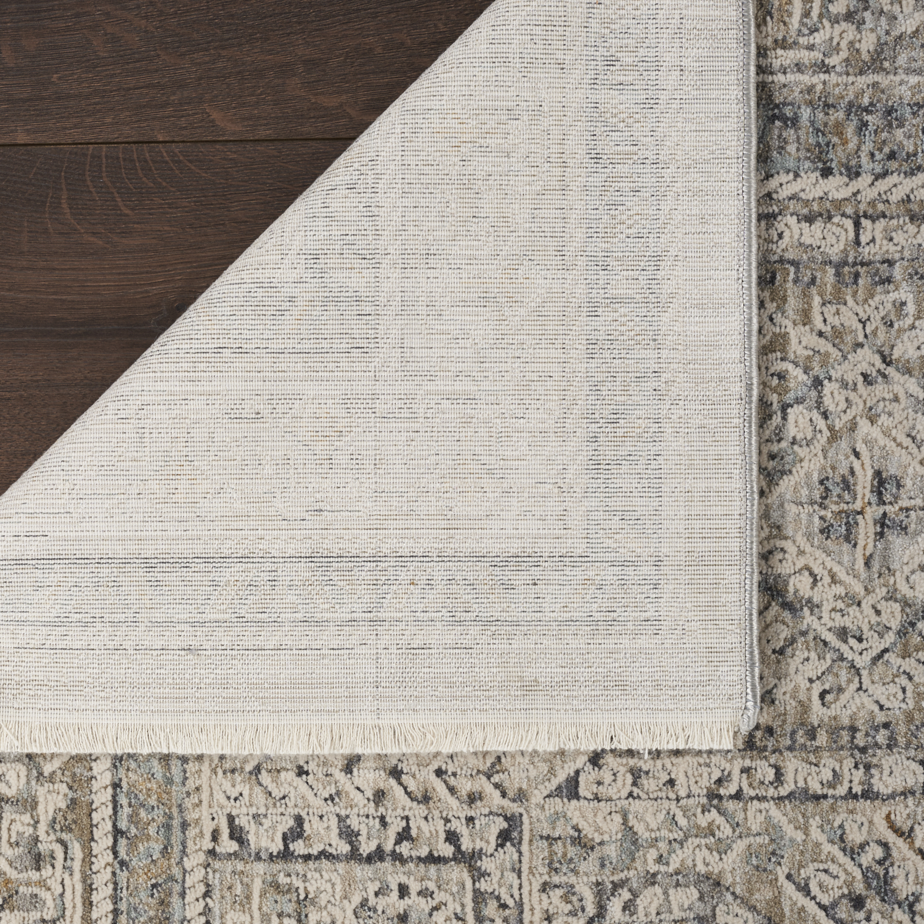 Nourison Lynx 12' x 15'9" Ivory Grey Blue Vintage Indoor Rug