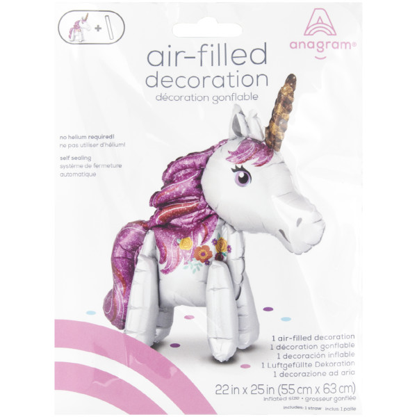 Standing Magical Unicorn Anagram® Tabletop Decoration