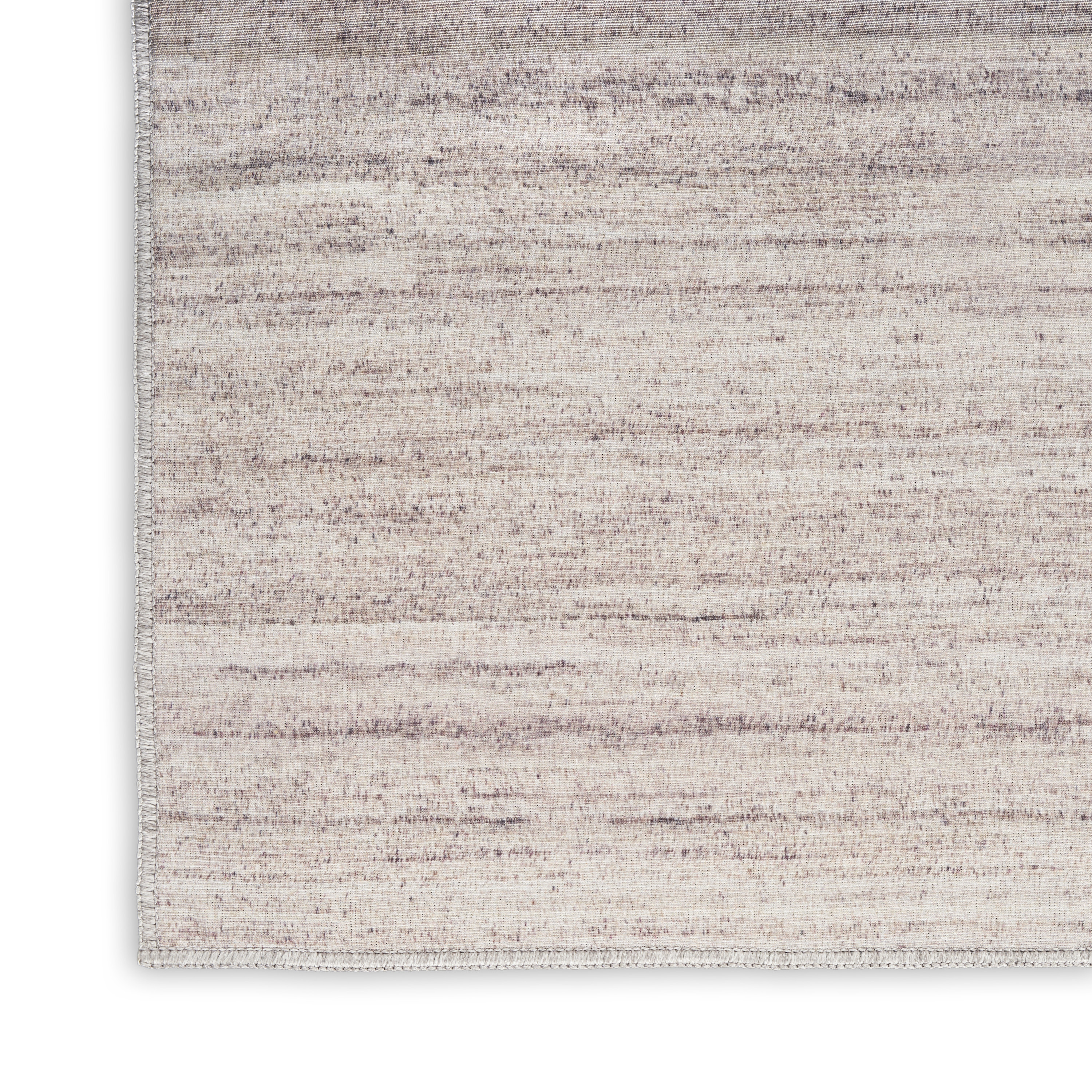 Nourison Washable Essentials 7'10" x 9'10" Ivory Mocha Modern Indoor Rug