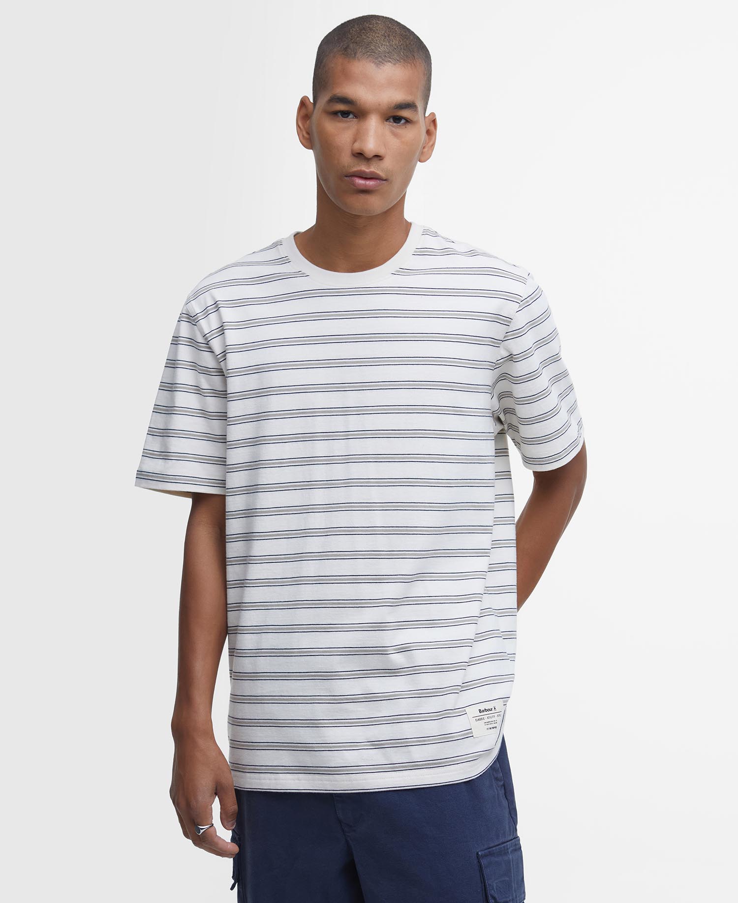 Elderslie Relaxed Striped T-Shirt image number 0