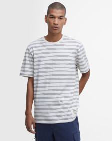 Elderslie Relaxed Striped T-Shirt Whisper White