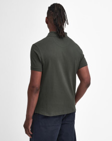 Tartan Pique Polo Shirt Seaweed