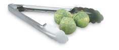 9 ½-inch economy stainless steel utility tongs