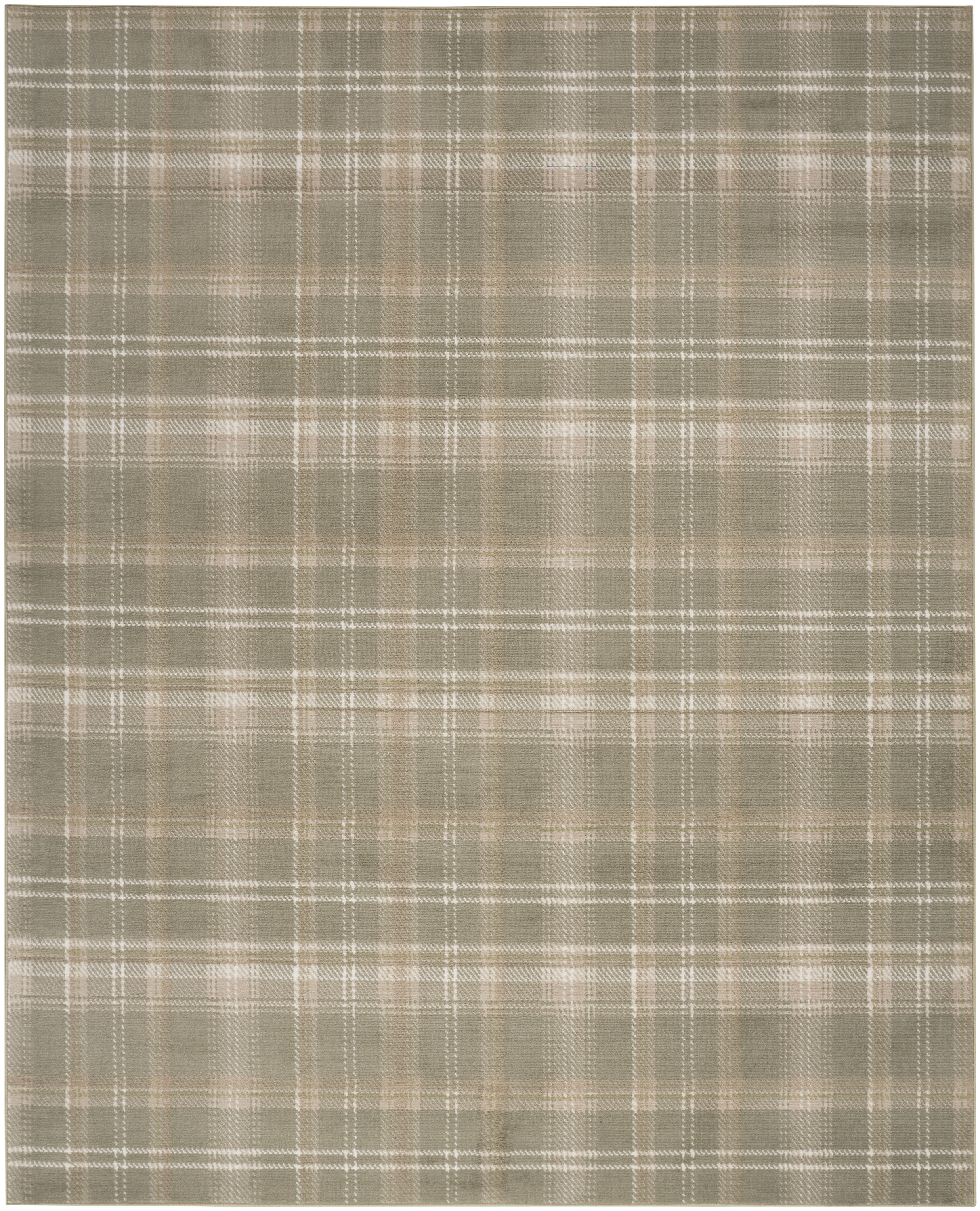 Nourison Grafix 3'9" x 5'9" Olive Farmhouse Indoor Rug
