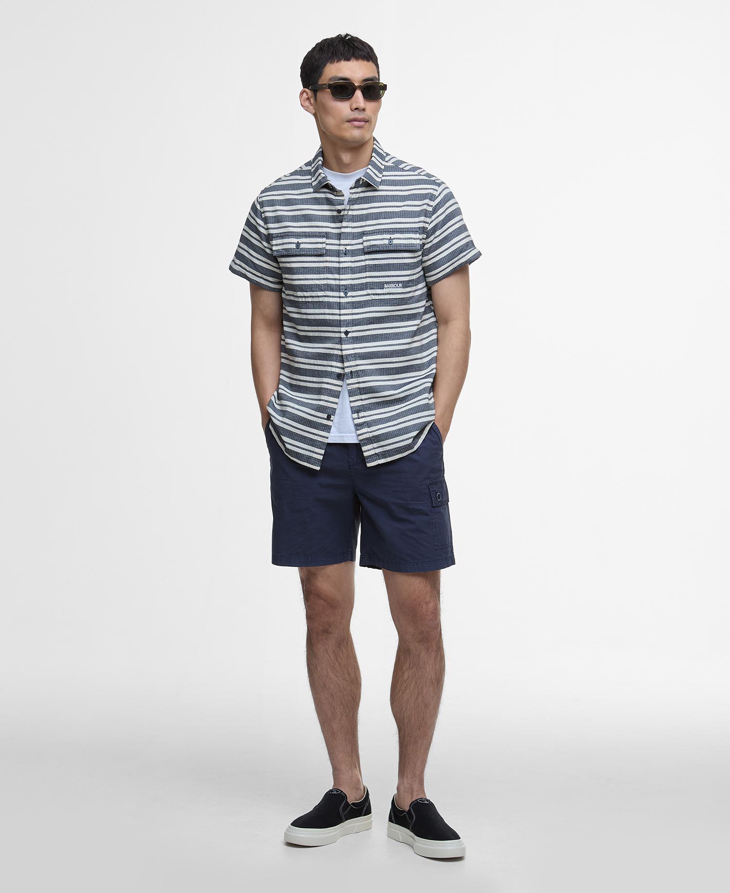 Joshua Striped Short-Sleeved Shirt image number 1