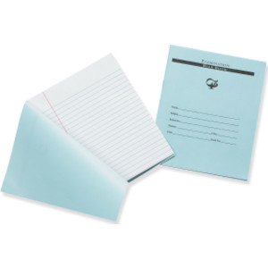 Examination Blue Book, 32 Pages, 3/8 in ruled, 7" x 8-1/2", 1 Book